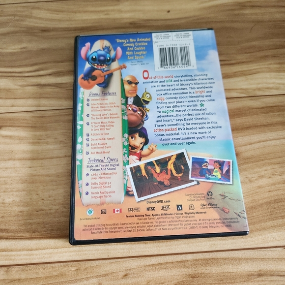 Lilo and Stitch Disney DVD - Picture 2 of 3